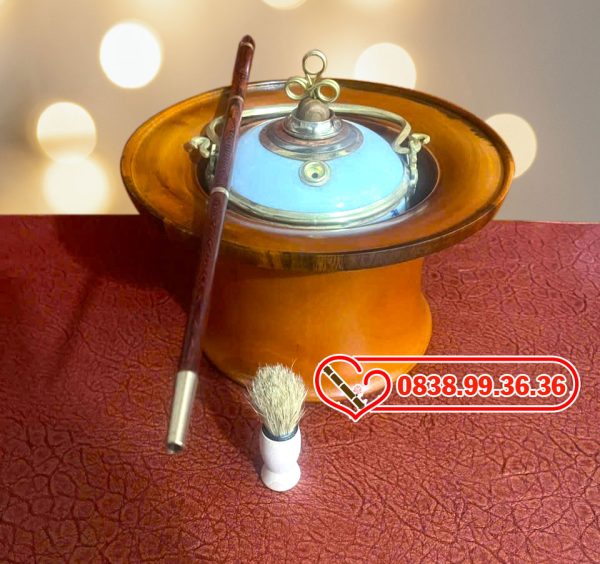Điếu Bát Gỗ Xà Cừ Xe Gỗ Cẩm Lai Cao Cấp
